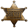 Major Command Risk Sheriff Badge