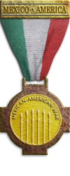 Mex Gold Mexican-American War medal