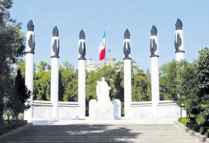 Chapultepec park monument Mexican-American War