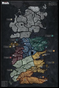 RISK Game of Thrones Board Map